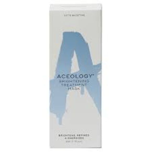 $10$ add on 𝅺ACEOLOGY - BRIGHTENING TREATMENT MASK-FULL SIZE NEW IN BOX ,SEALED - Picture 2 of 8